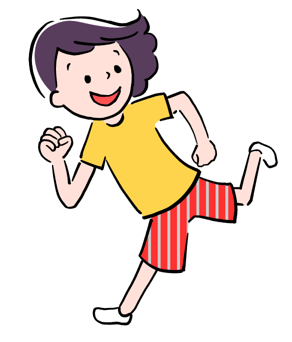 走る 子供 イラスト詳細 12位