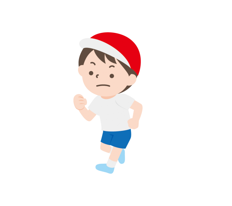 走る 子供 イラスト詳細 5位