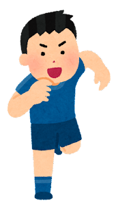 走る 正面 イラスト詳細 8位