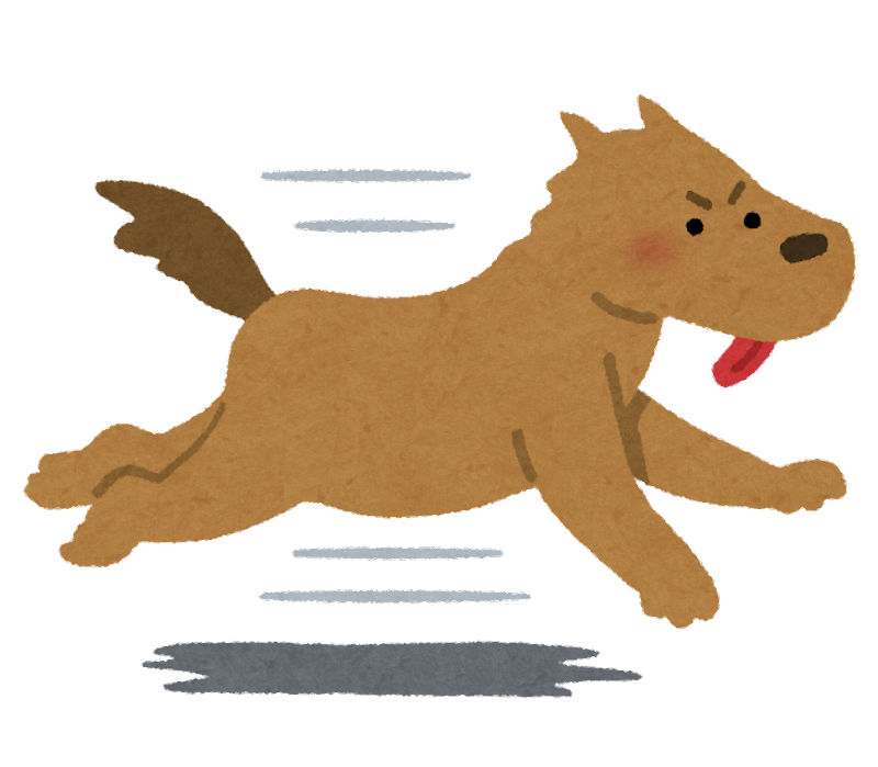 走る 犬 イラスト - KibrisPDR