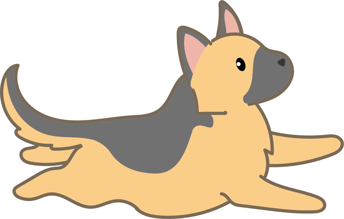 走る 犬 イラスト詳細 5位