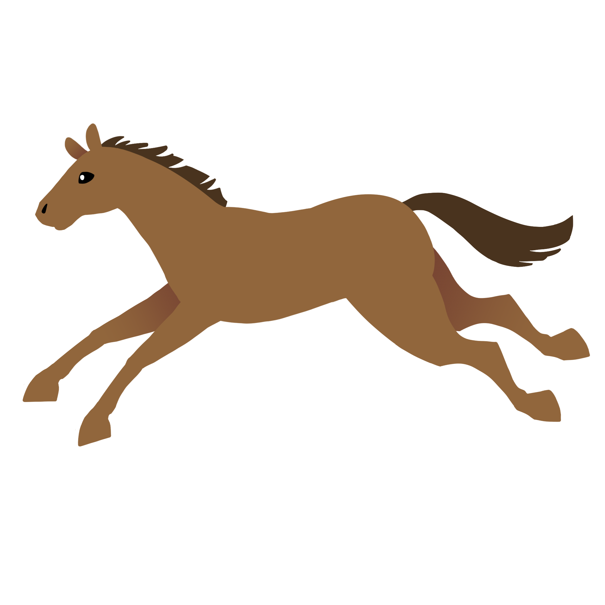 走る 馬 イラスト詳細 6位