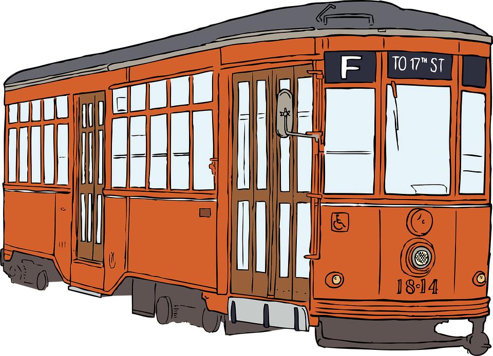 路面 電車 イラスト詳細 13位