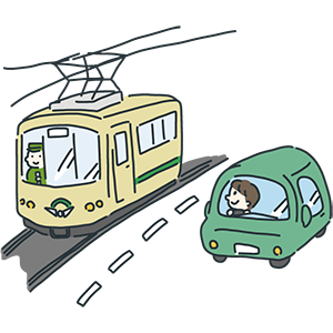 路面 電車 イラスト詳細 8位