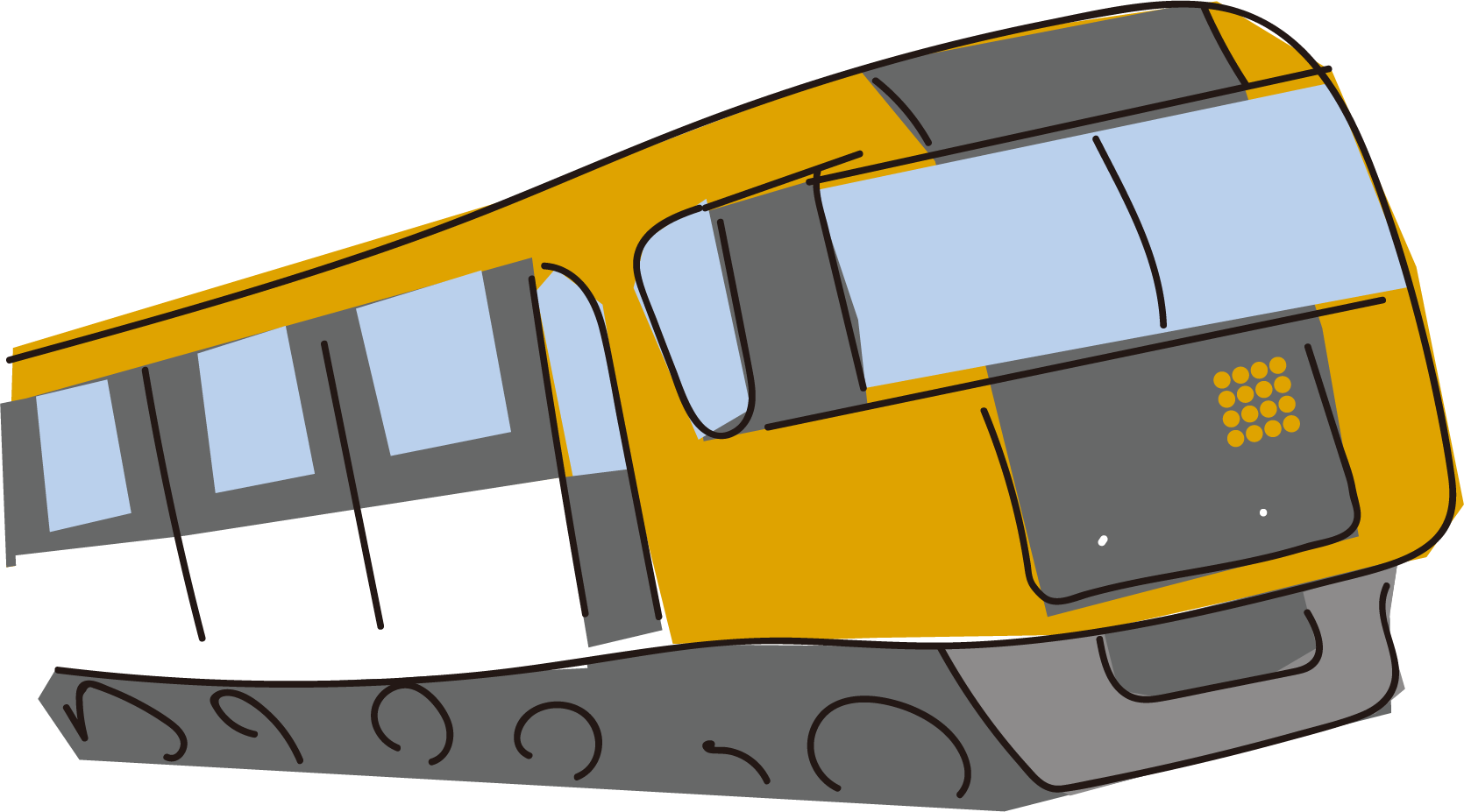 路面 電車 イラスト詳細 9位