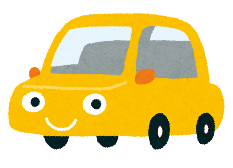 車 かわいい イラスト詳細 3位
