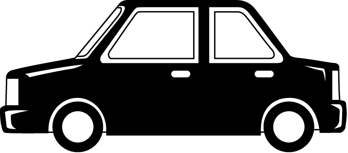 車 イラスト 白黒詳細 8位