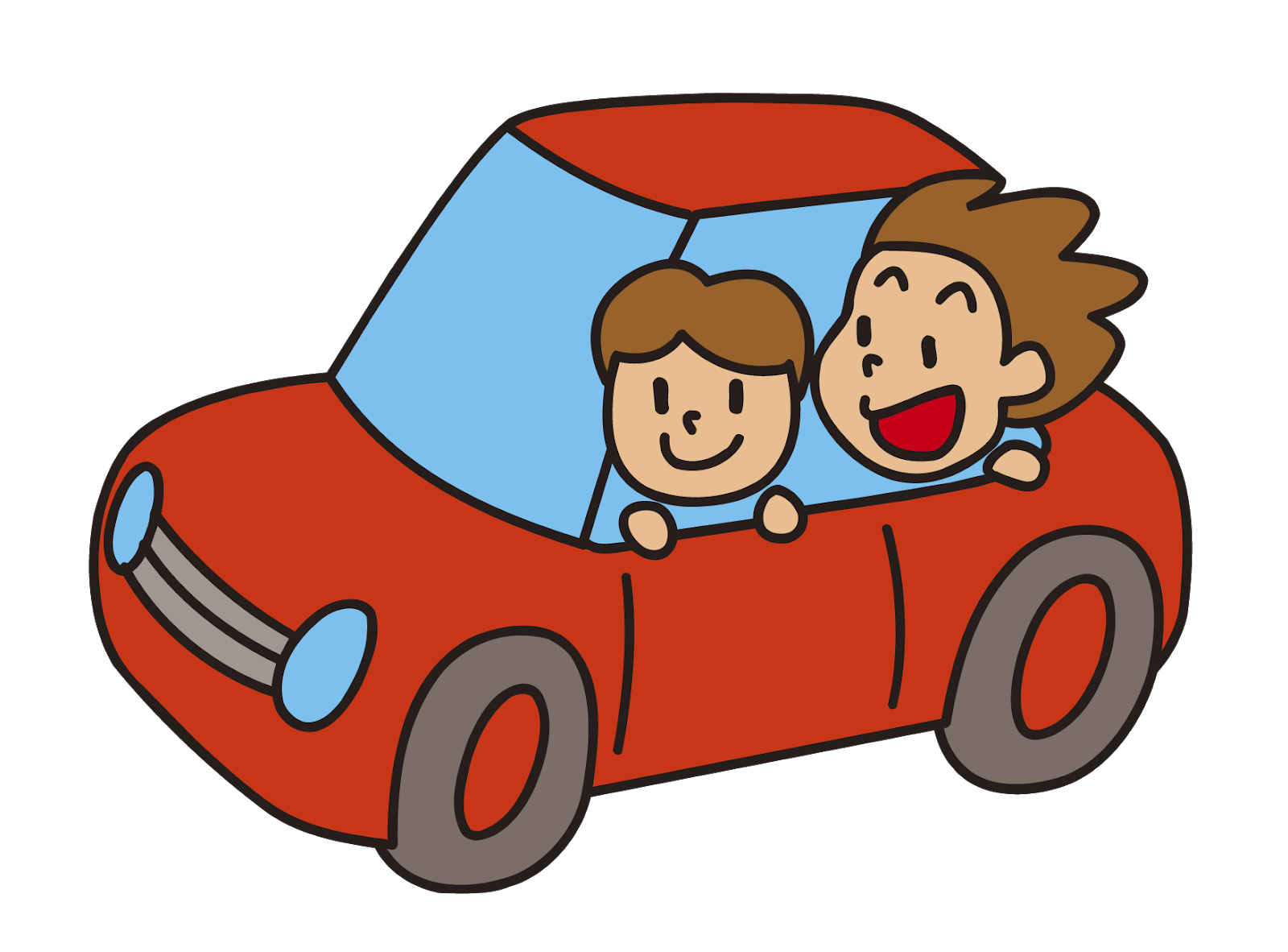 車 走る イラスト詳細 3位