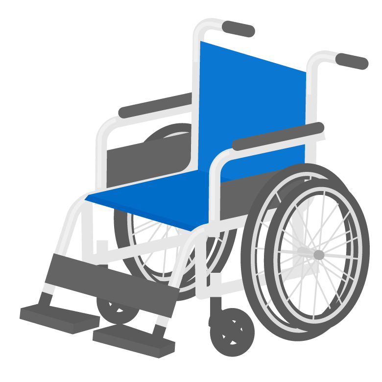 車椅子 イラスト 簡単詳細 9位