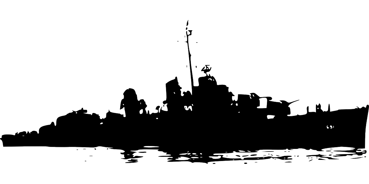 軍艦 イラスト詳細 8位
