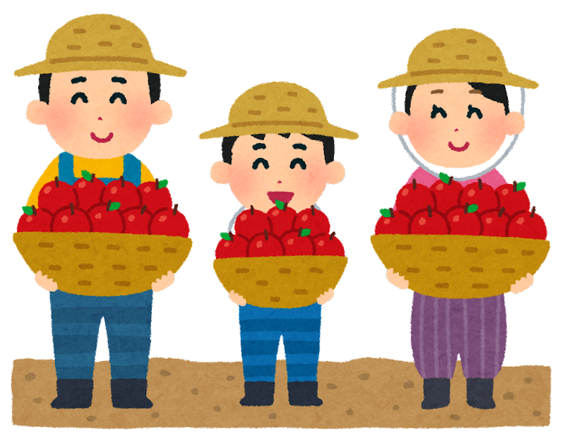 農家 の 人 イラスト詳細 4位