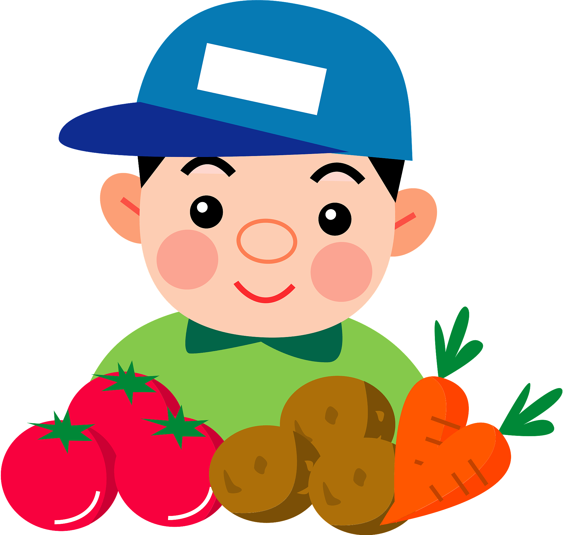 農家 の 人 イラスト詳細 6位