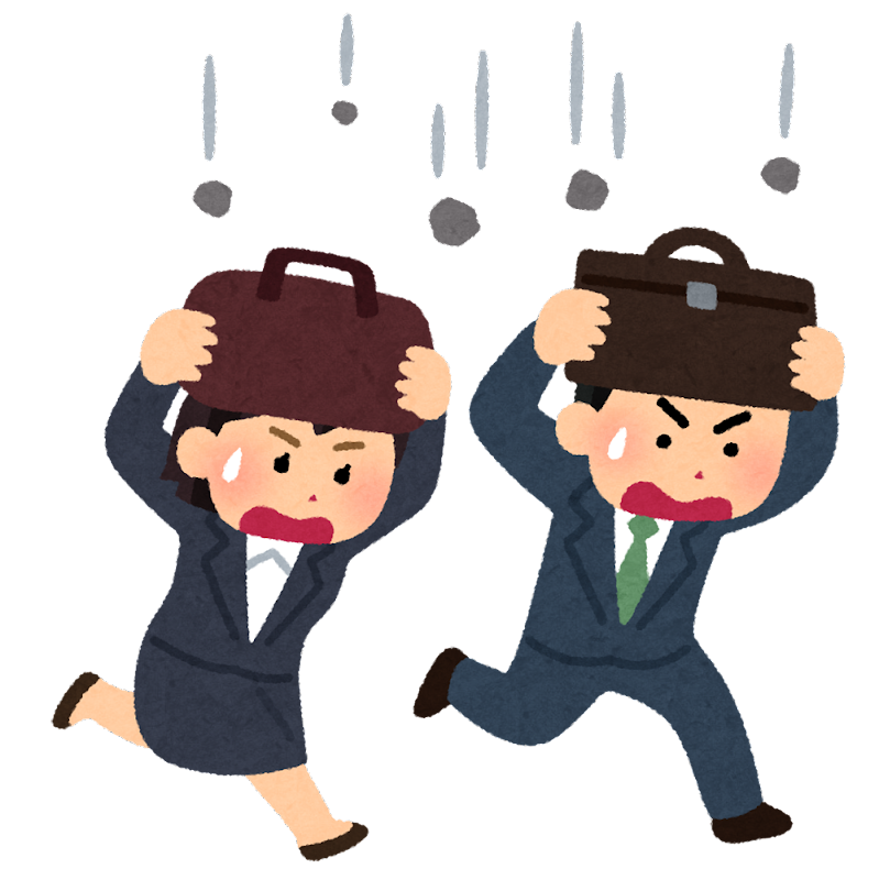 逃げる 人 イラスト詳細 3位