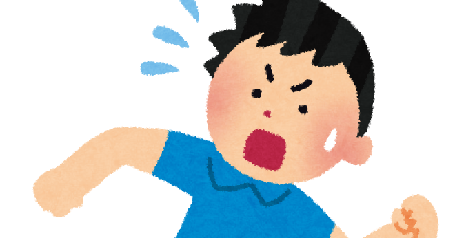 逃げる 人 イラスト詳細 4位