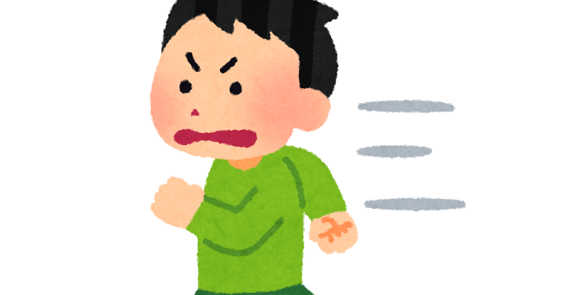 逃げる 人 イラスト詳細 8位