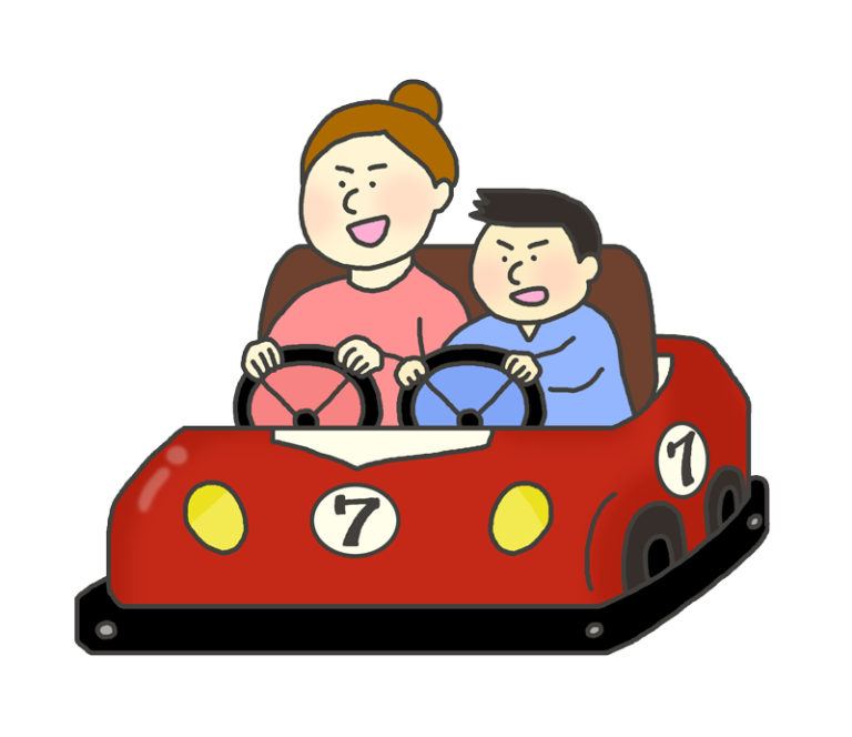 遊園 地 乗り物 イラスト詳細 6位
