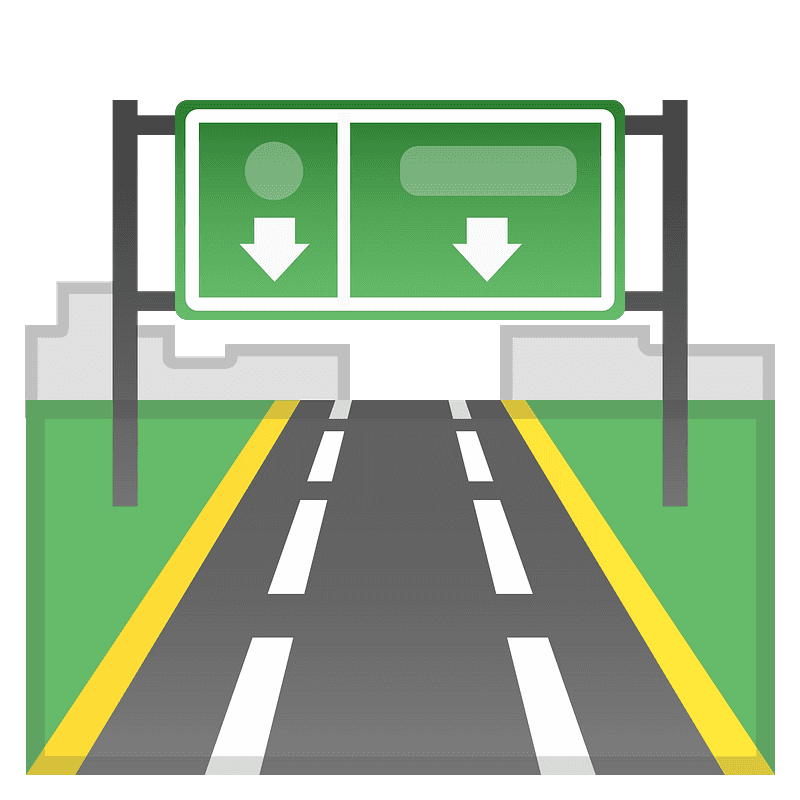道路 イラスト かわいい詳細 4位