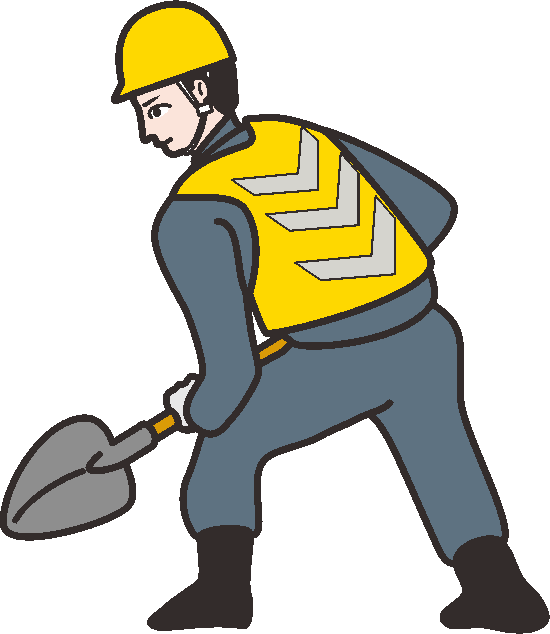 道路 工事 イラスト詳細 2位