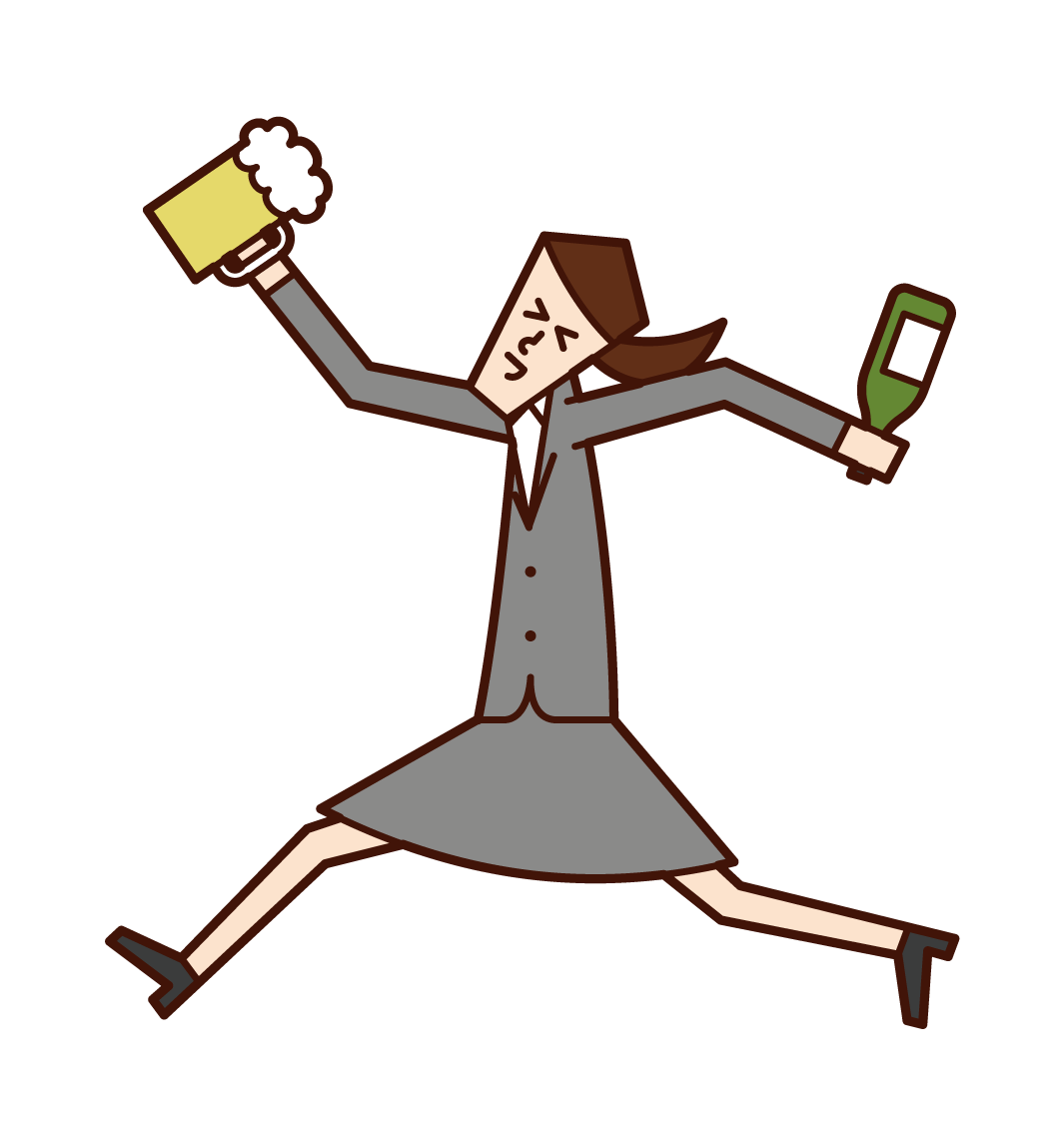 酔う イラスト詳細 11位