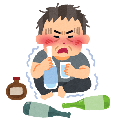 酔う イラスト詳細 8位