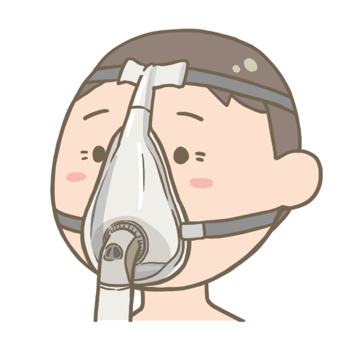 酸素 マスク イラスト詳細 6位