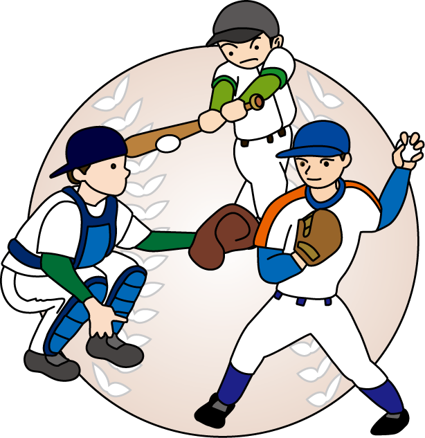 野球 壁紙 イラスト詳細 4位