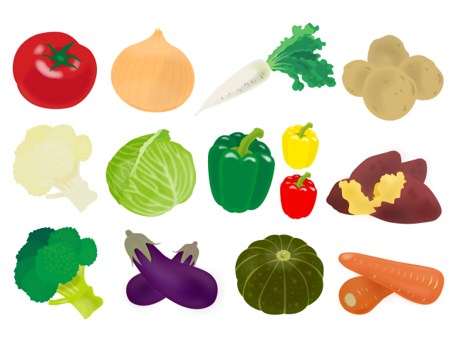 野菜 イラスト詳細 4位