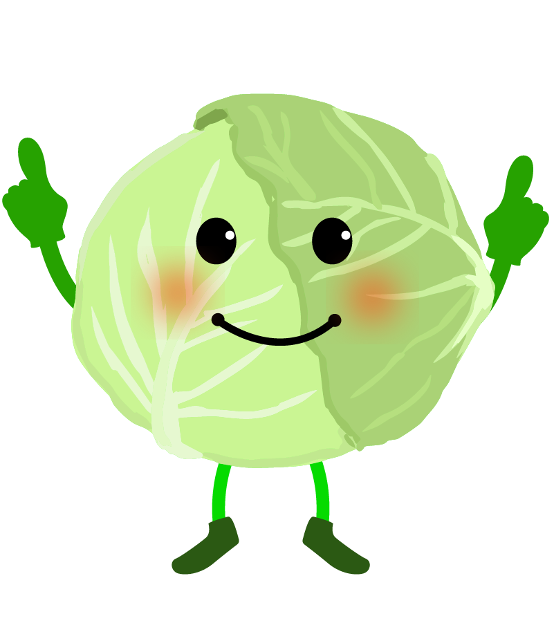 野菜 イラスト 顔詳細 5位