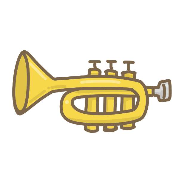 金 管楽器 イラスト詳細 5位