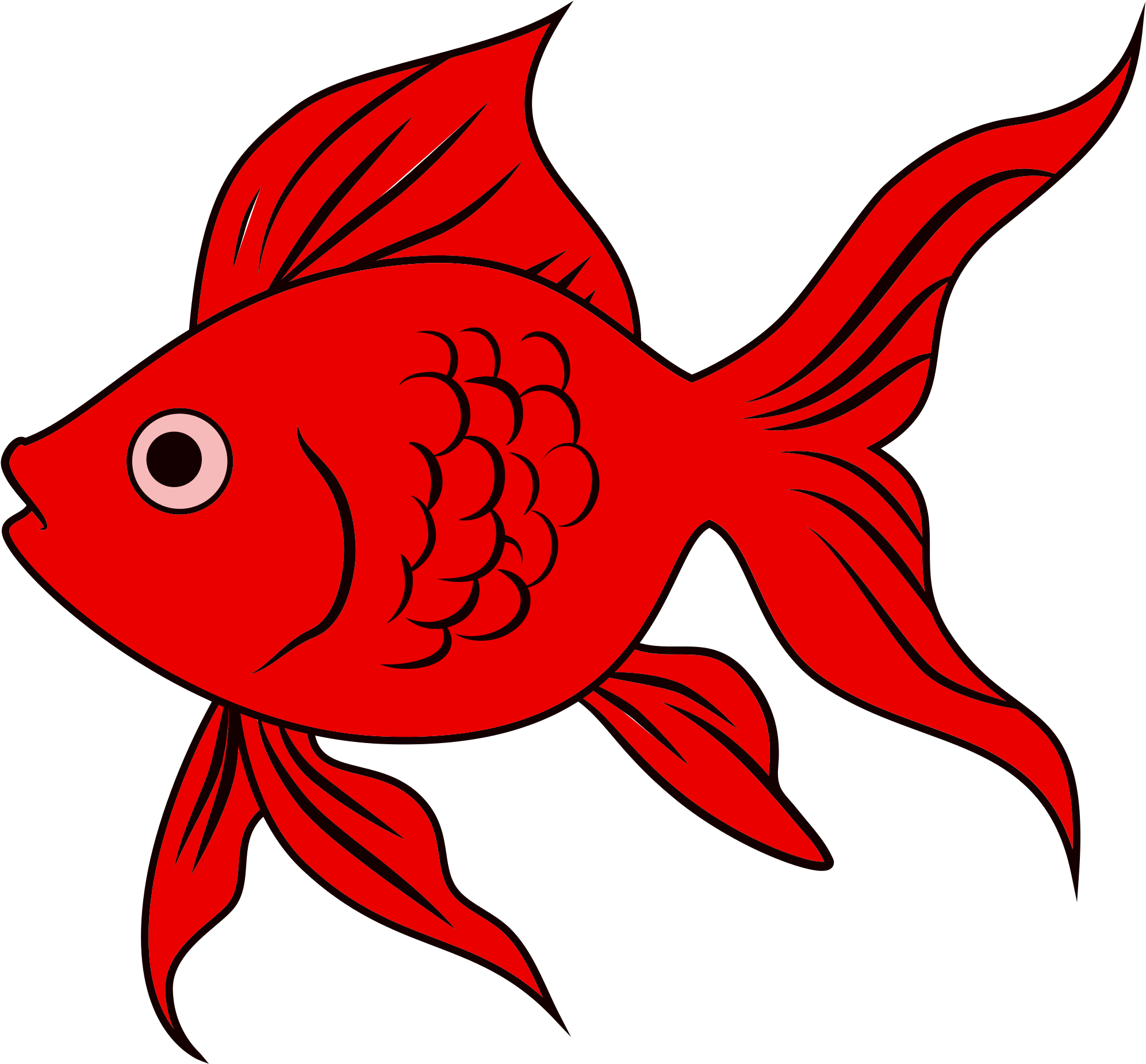 金魚 の イラスト詳細 8位