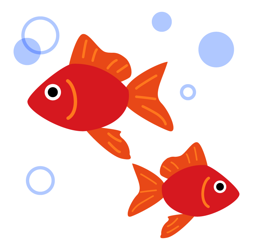 金魚 イラスト フリー詳細 2位