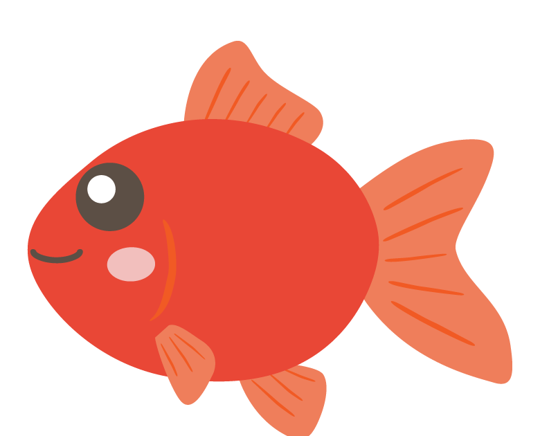 金魚 イラスト 簡単 かわいい詳細 6位