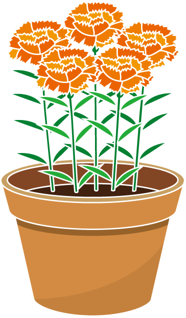 鉢植え イラスト詳細 9位