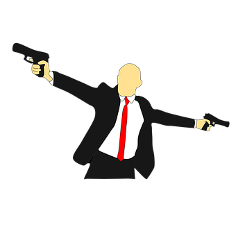 銃撃 戦 イラスト詳細 10位