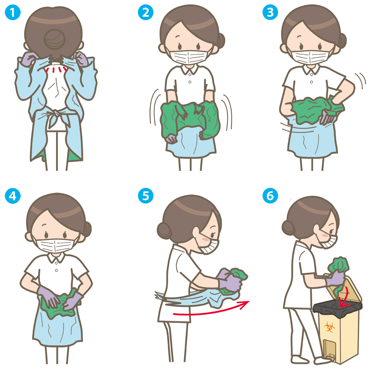 防護 服 イラスト詳細 11位