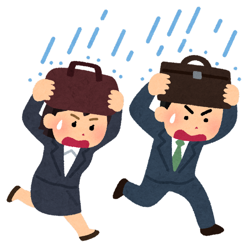 雨 が 降る イラスト詳細 2位