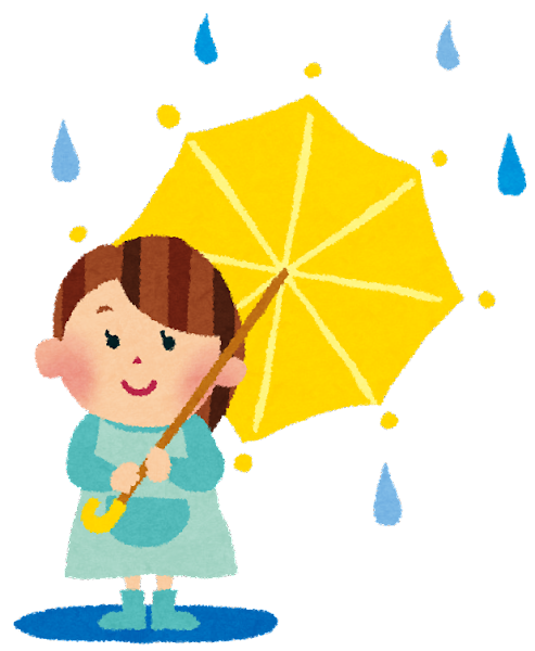 雨 イラスト 女の子詳細 10位