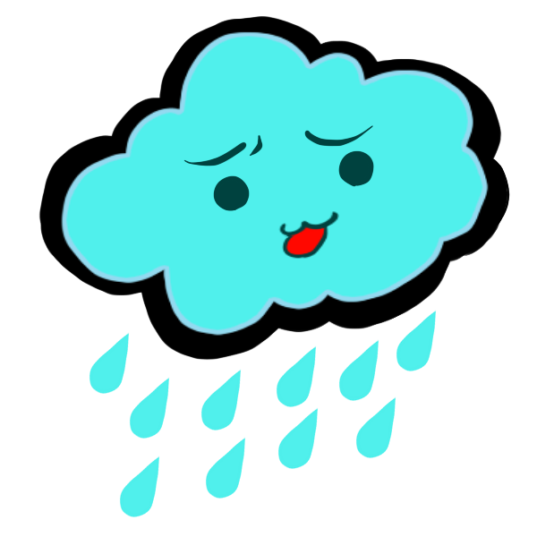 雨雲 イラスト詳細 3位