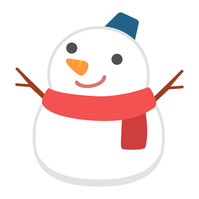 雪だるま イラスト 無料詳細 11位