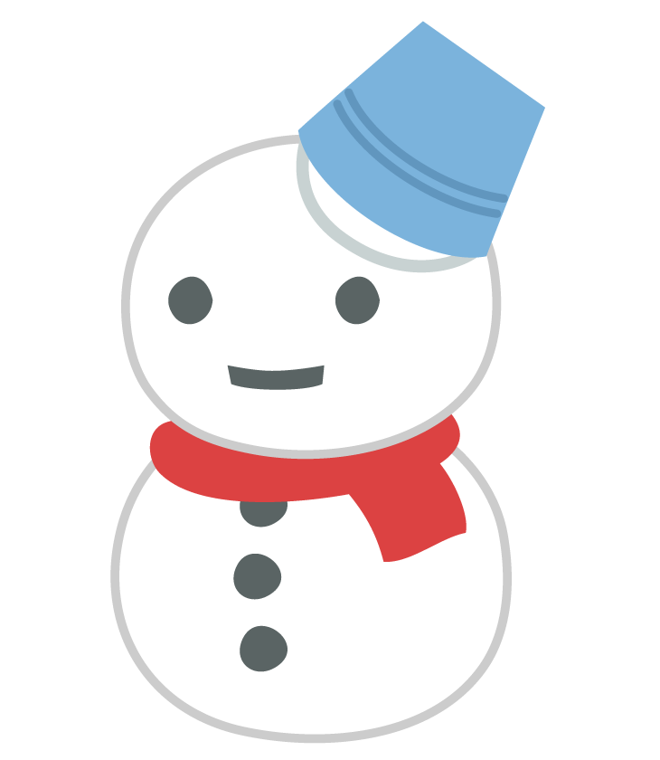 雪だるま イラスト 無料詳細 5位