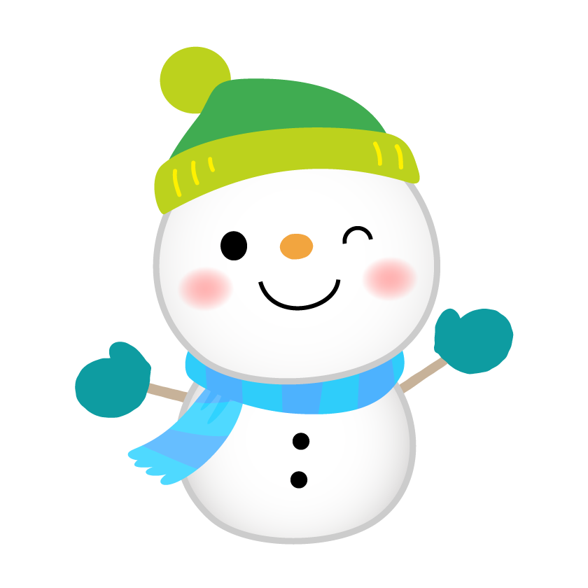 雪だるま イラスト 無料詳細 6位