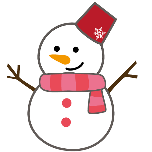 雪だるま イラスト 無料詳細 8位