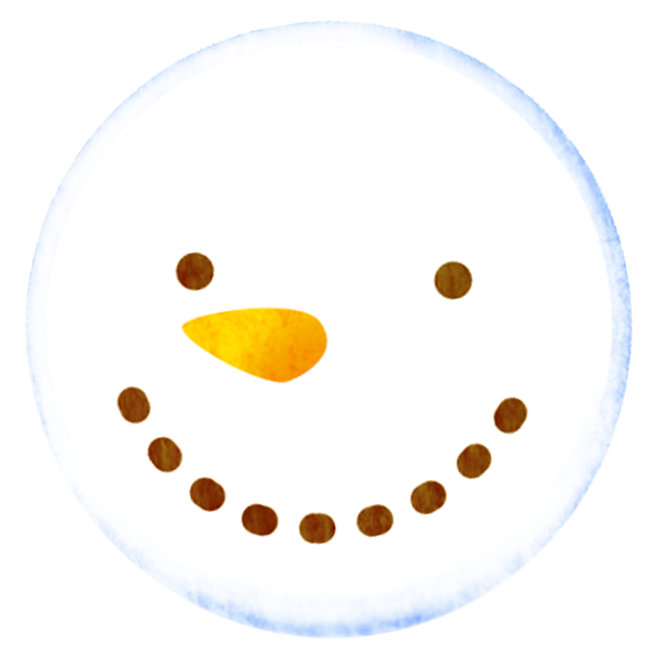 雪だるま 顔 イラスト詳細 5位