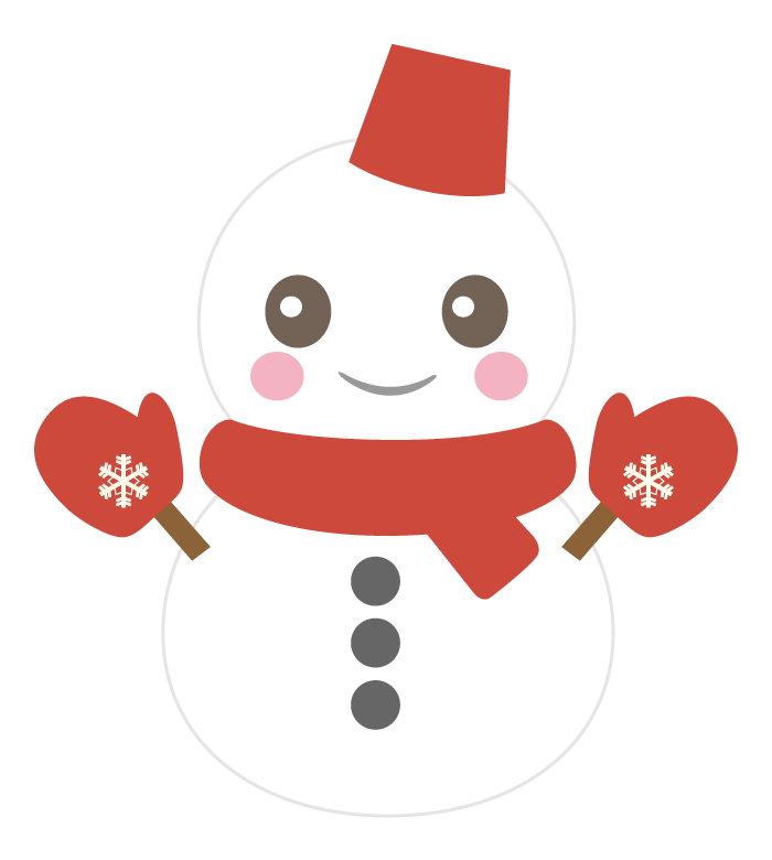 雪だるま 顔 イラスト詳細 6位