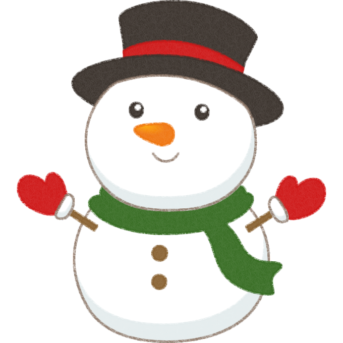 雪だるま 顔 イラスト詳細 9位