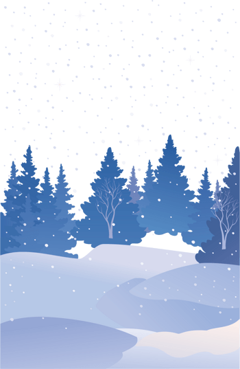 雪景 色 イラスト 綺麗詳細 7位