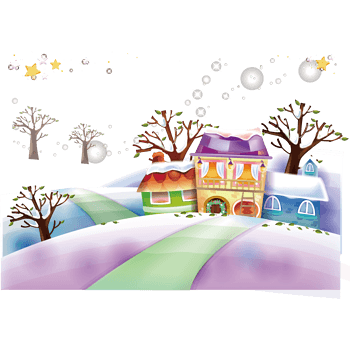 雪景 色 イラスト 綺麗詳細 10位