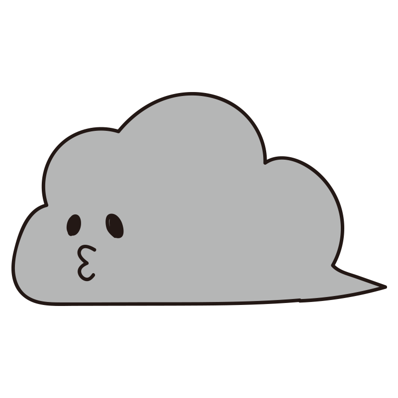 雲 かわいい イラスト詳細 2位