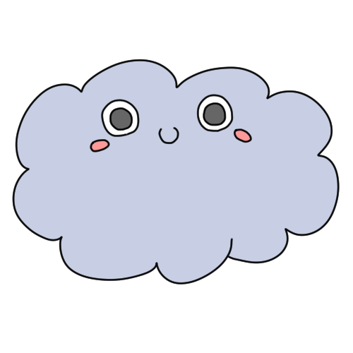 雲 かわいい イラスト詳細 10位