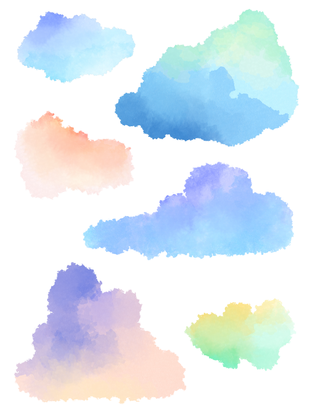 雲 背景 イラスト詳細 3位